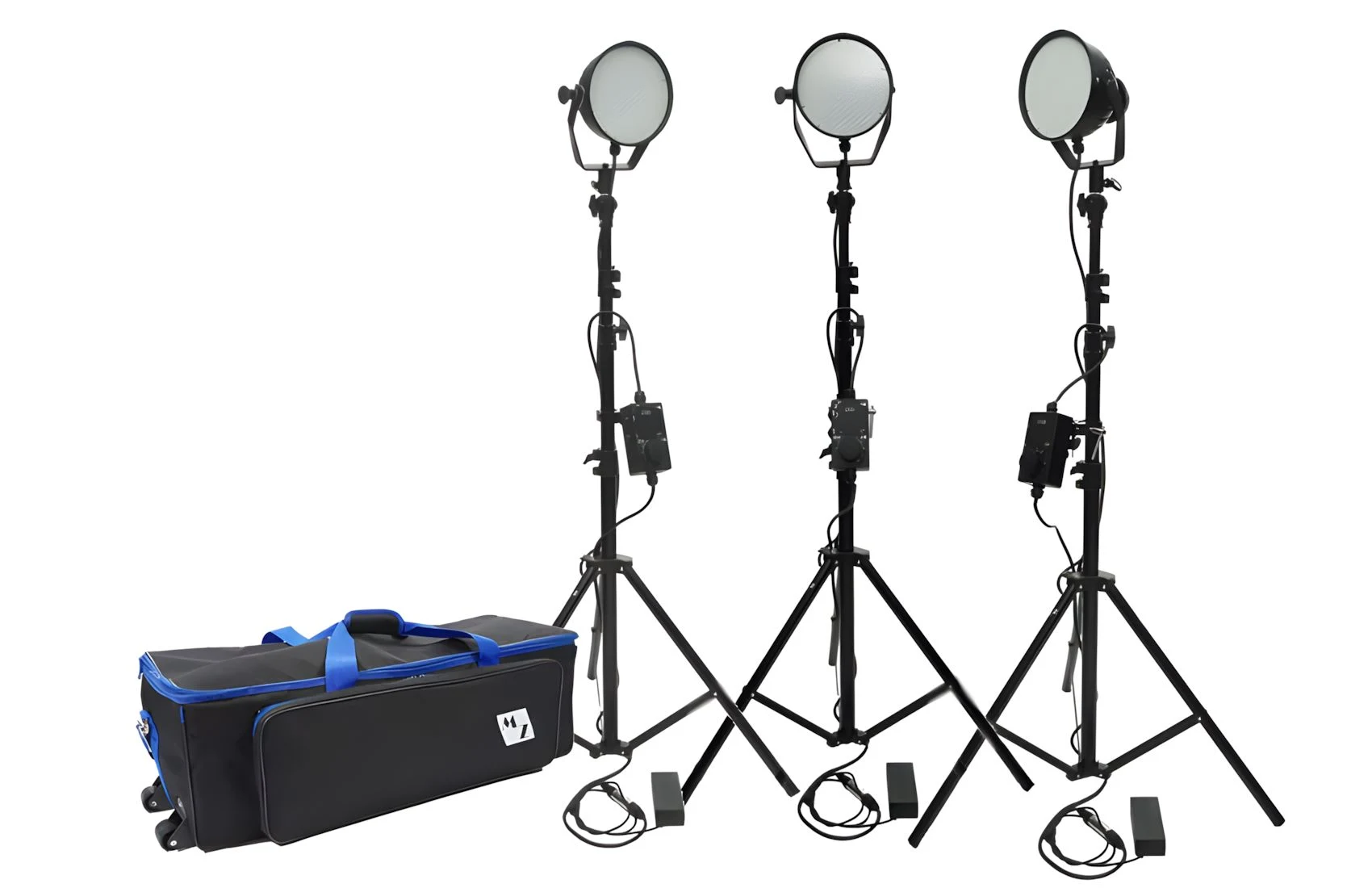 2kit 336 basic standard cool mz led powerful aluminum cine light video photo led336 led176 led884 dimmer bicolor kit3 cool tripods bag